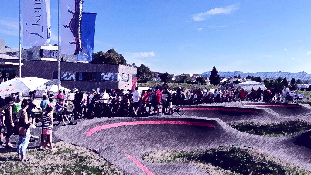 Pumptrack-Rennen in Köngen